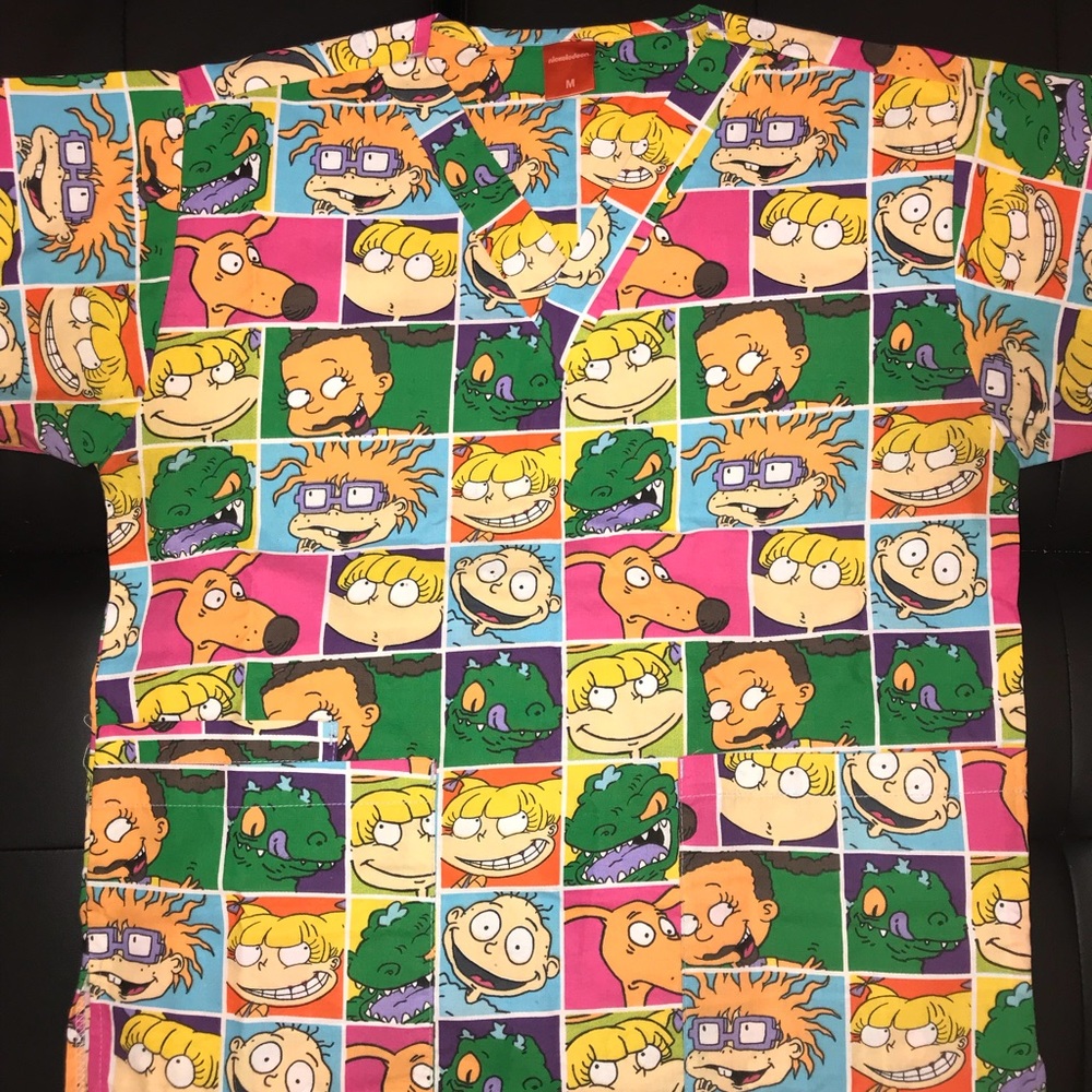 Awesome Licensed Nickelodeon Rugrats Scrub Top